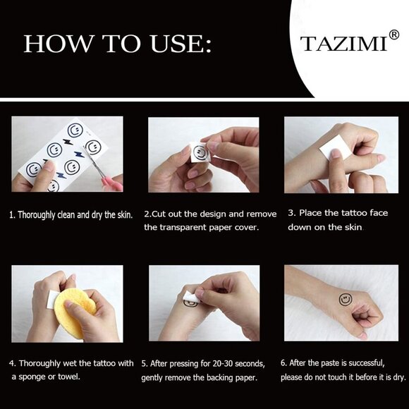 16 Sheets X-Ray Flower Temporary Tattoos for Women, Xray Watercolor Rose Lily Fl - Picture 7 of 7